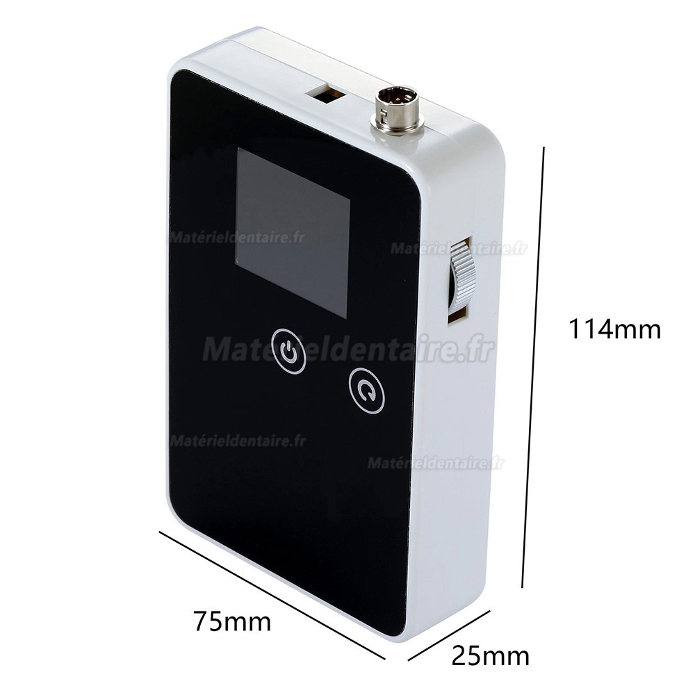 Micromoteur laboratoire dentaire portable type E avce moteur sans balais